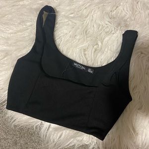 Nasty Gal Black Croptop